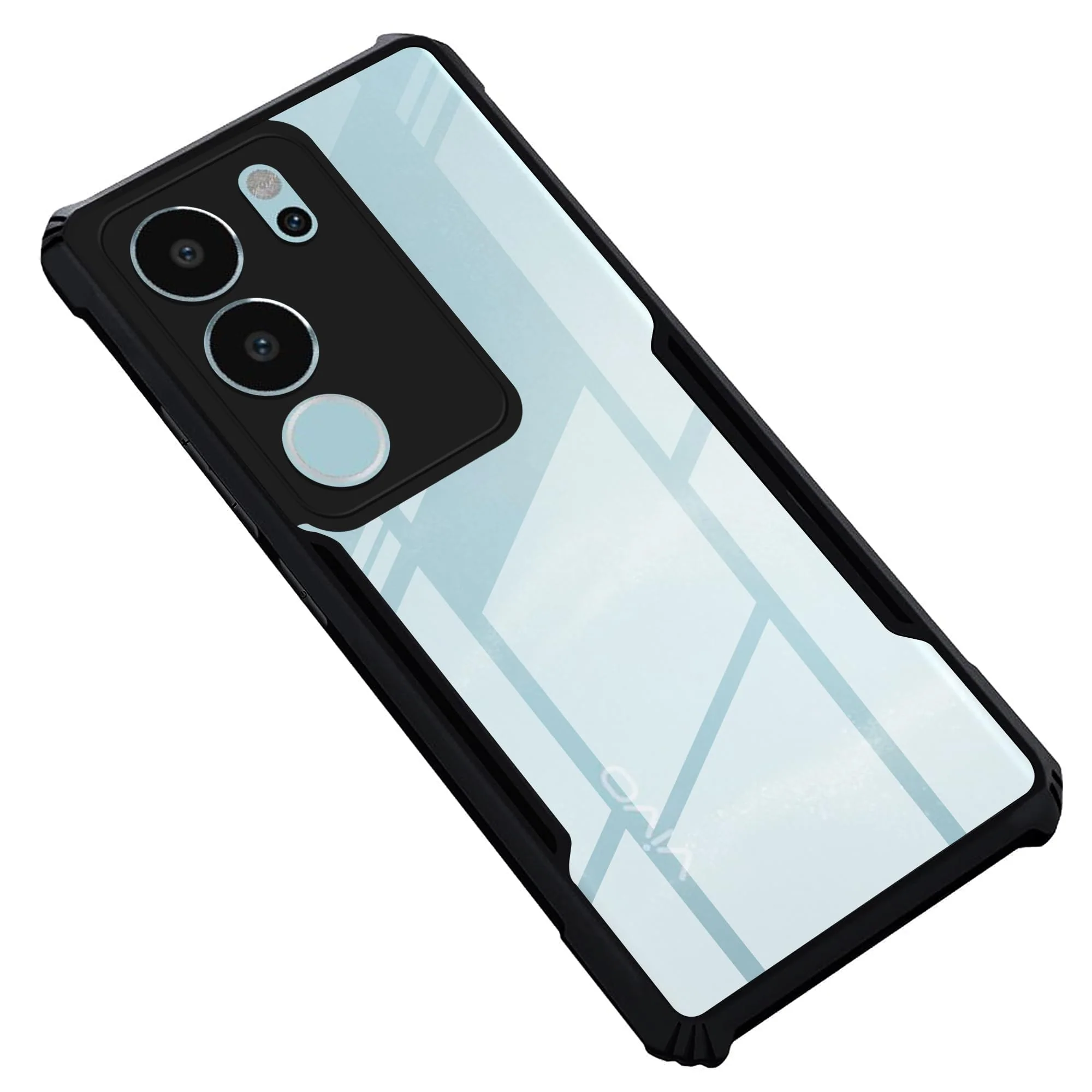Premium Acrylic Transparent Back Cover for Vivo V29 5G