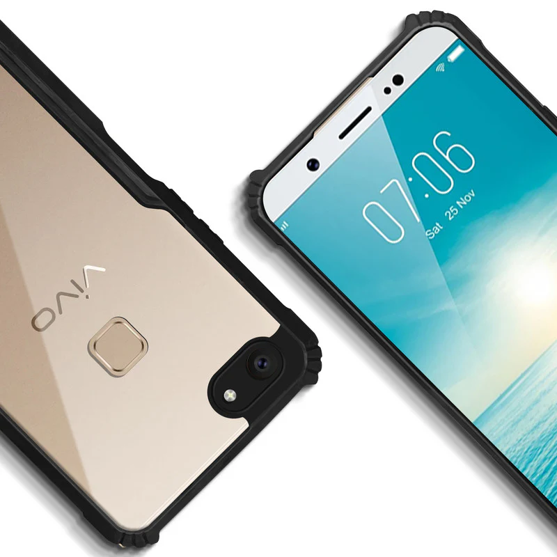 Premium Acrylic Transparent Back Cover for Vivo V7 - Image 7
