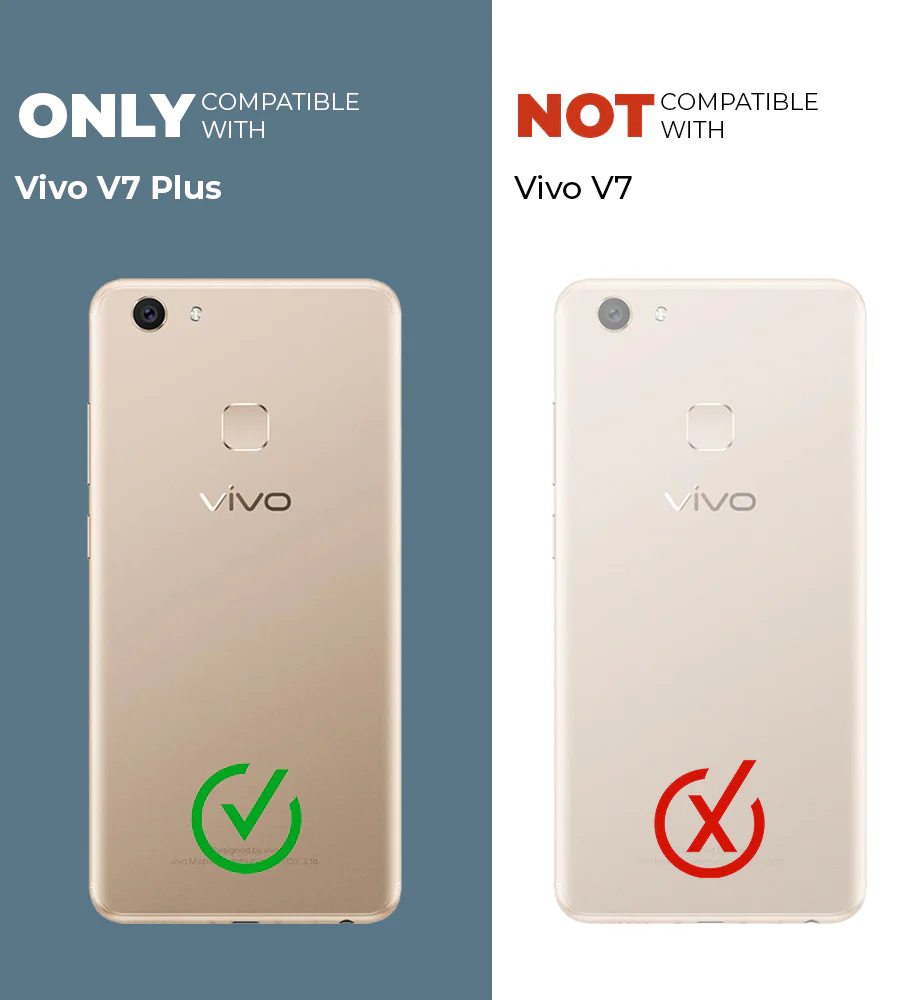 Premium Acrylic Transparent Back Cover for Vivo V7 Plus - Image 2