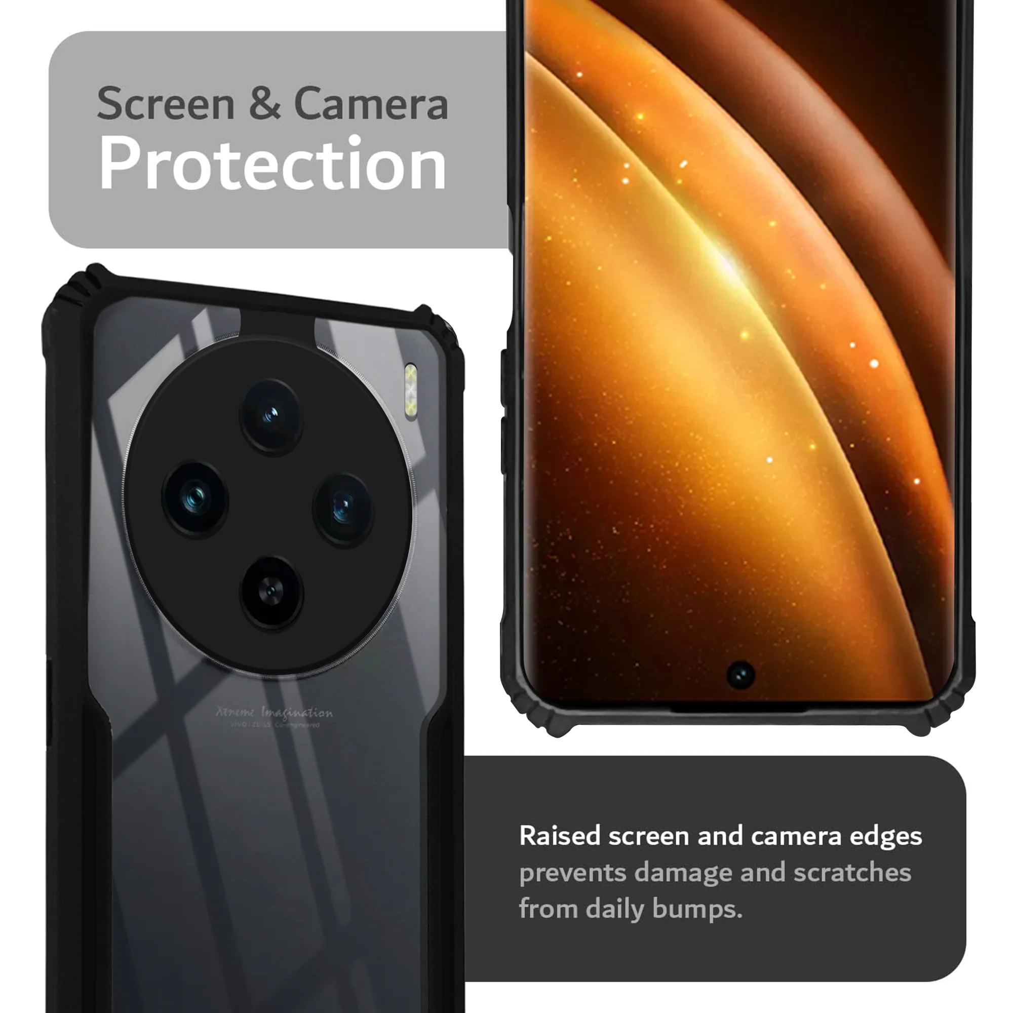Premium Acrylic Transparent Back Cover for Vivo X100 5G - Image 5