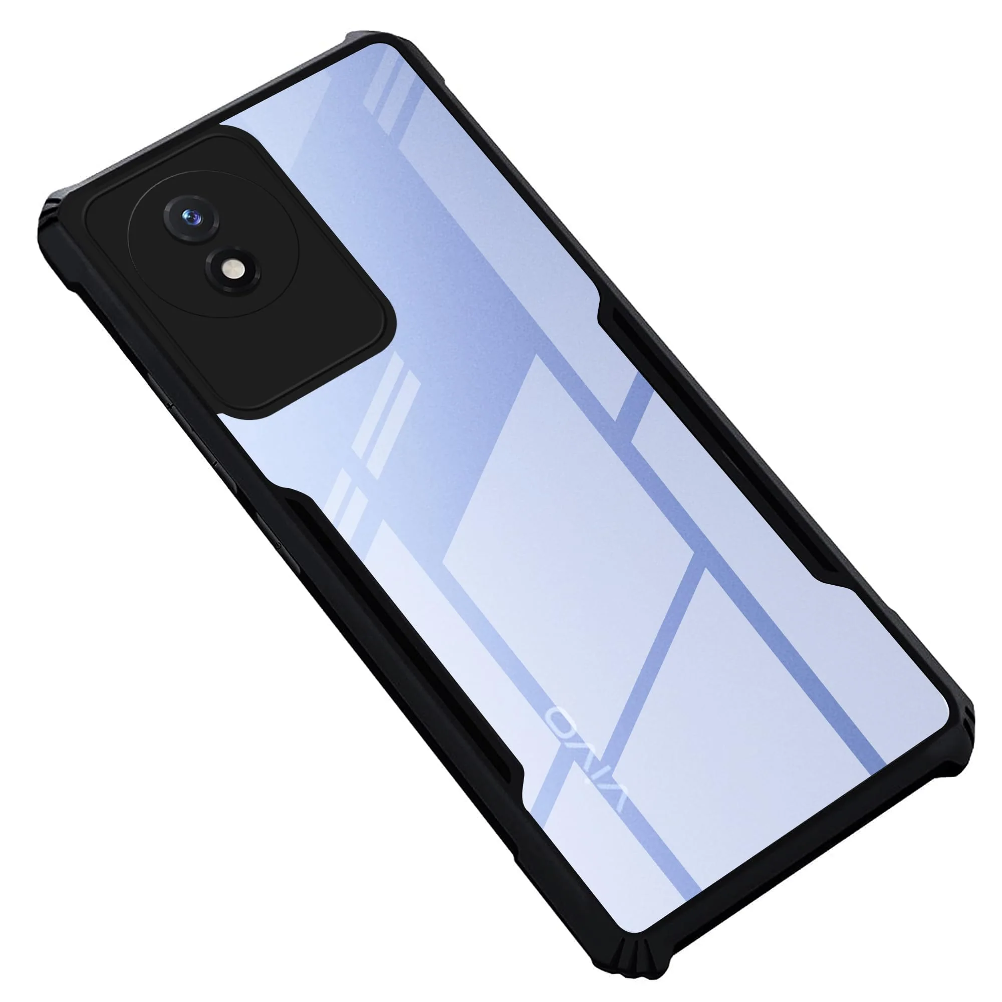 Premium Acrylic Transparent Back Cover for Vivo Y02