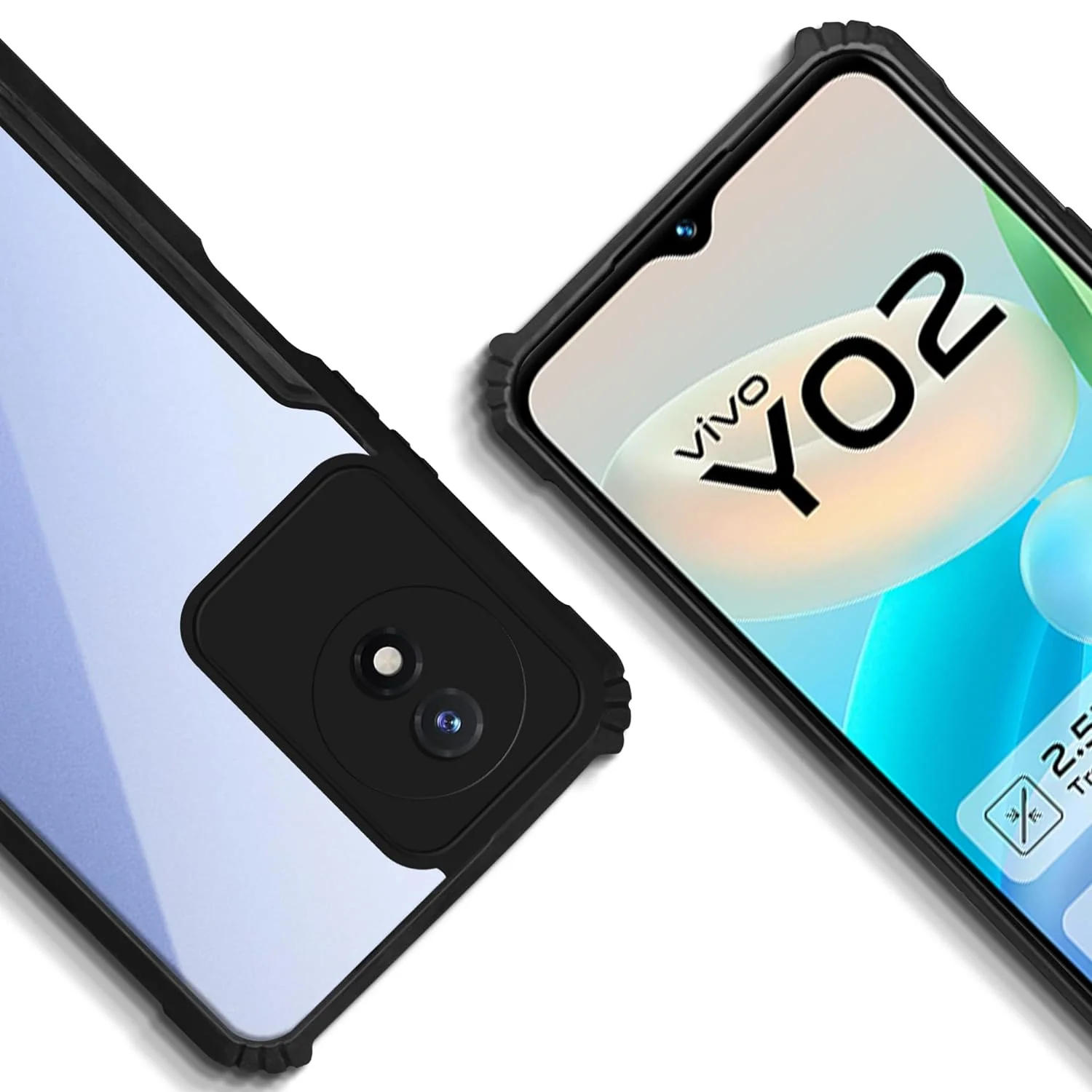 Premium Acrylic Transparent Back Cover for Vivo Y02 - Image 8
