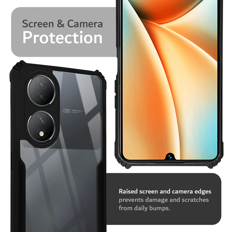 Premium Acrylic Transparent Back Cover for Vivo Y100A - Image 6