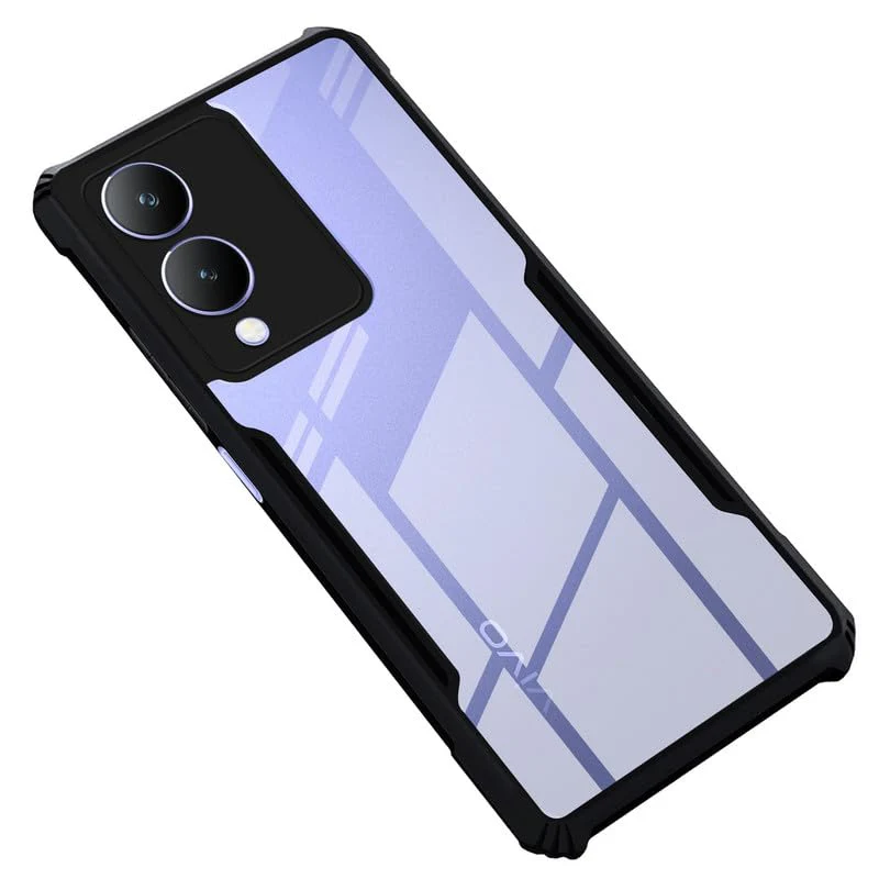 Premium Acrylic Transparent Back Cover for Vivo Y17s