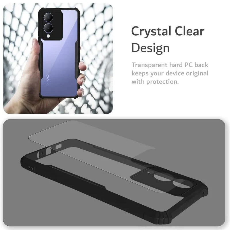 Premium Acrylic Transparent Back Cover for Vivo Y17s - Image 5