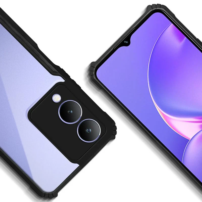 Premium Acrylic Transparent Back Cover for Vivo Y17s - Image 8