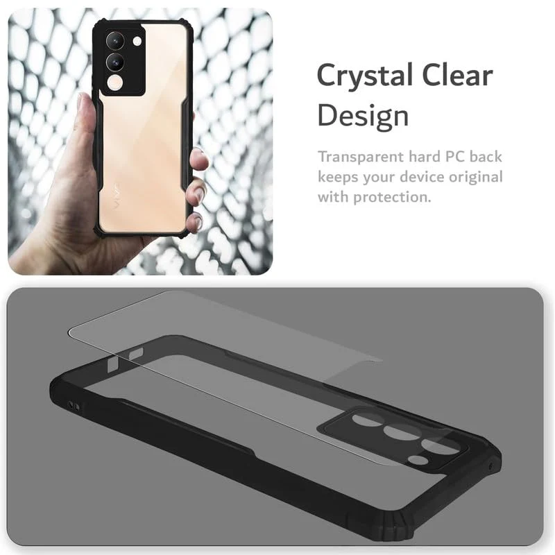 Premium Acrylic Transparent Back Cover for Vivo Y200 5G - Image 5
