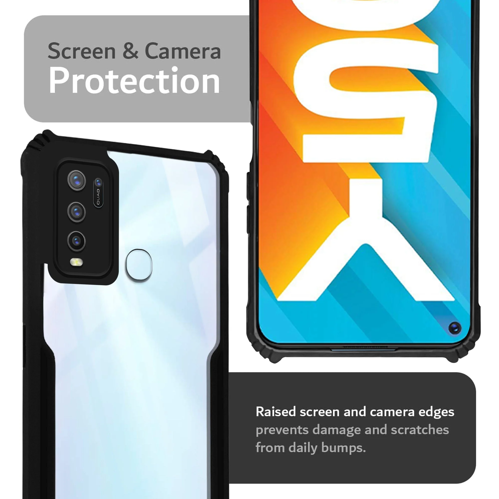 Premium Acrylic Transparent Back Cover for Vivo Y30 - Image 6
