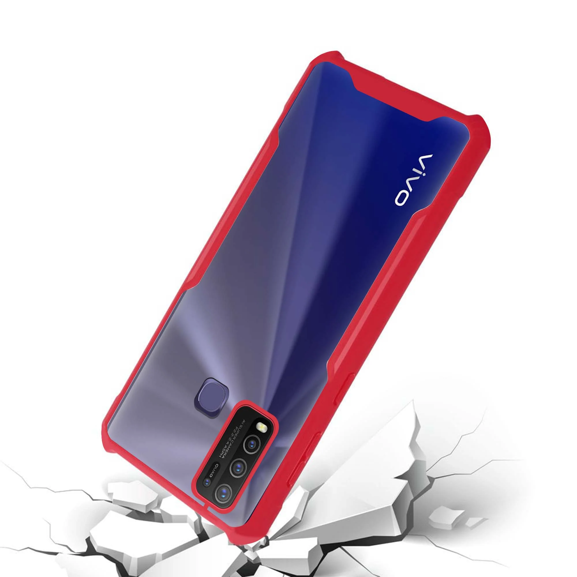 Premium Acrylic Transparent Back Cover for Vivo Y50 - Image 29