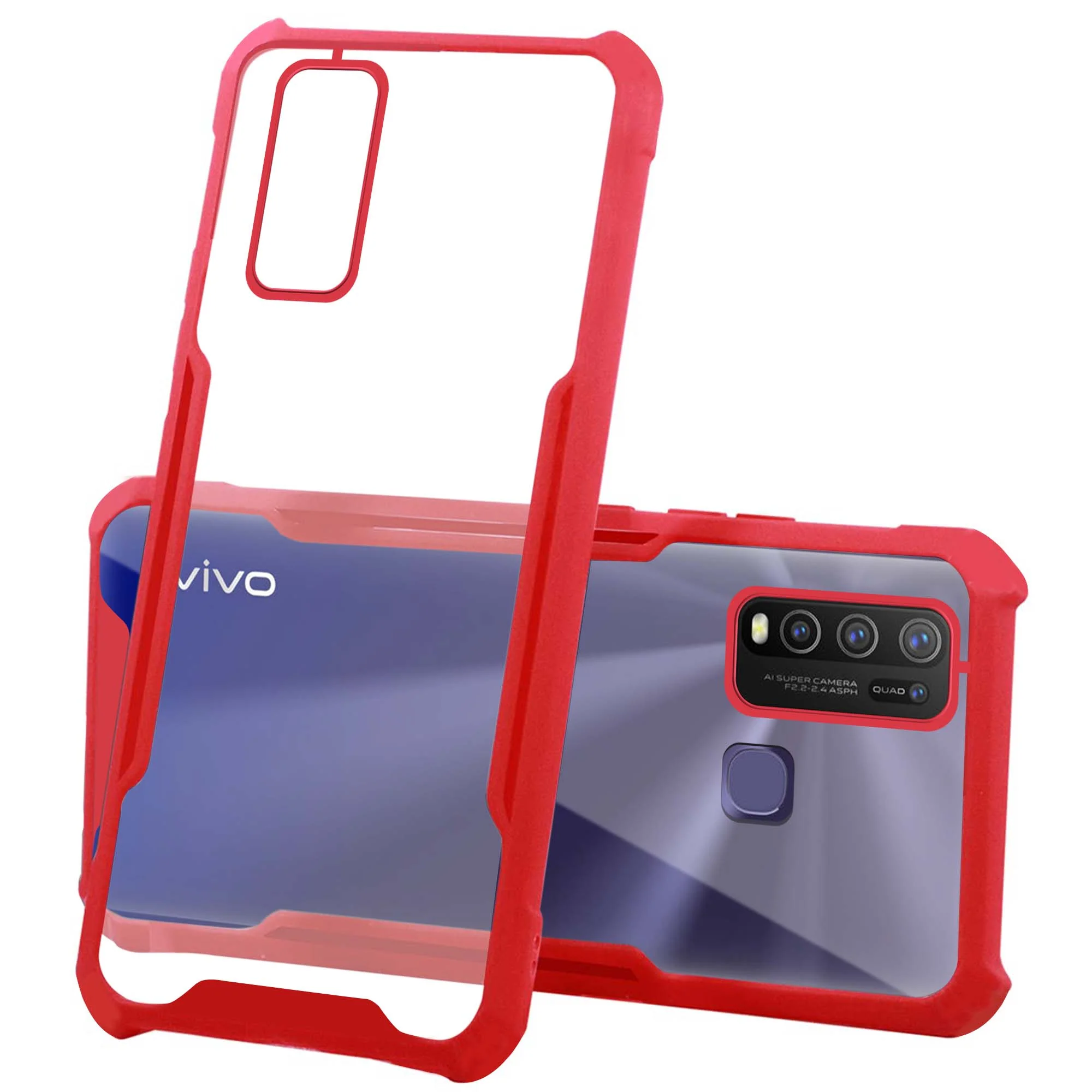 Premium Acrylic Transparent Back Cover for Vivo Y50 - Image 31