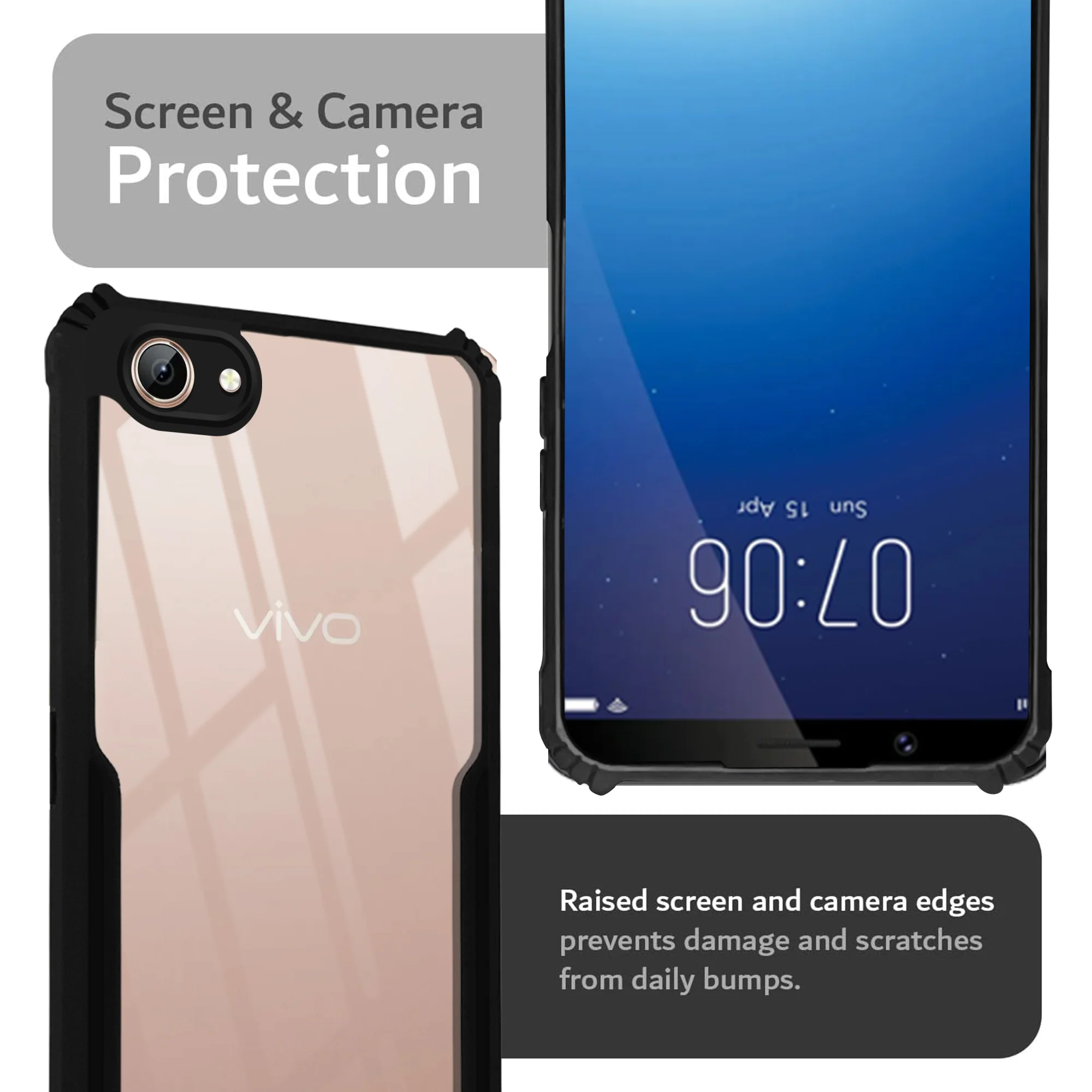 Premium Acrylic Transparent Back Cover for Vivo Y71 - Image 6