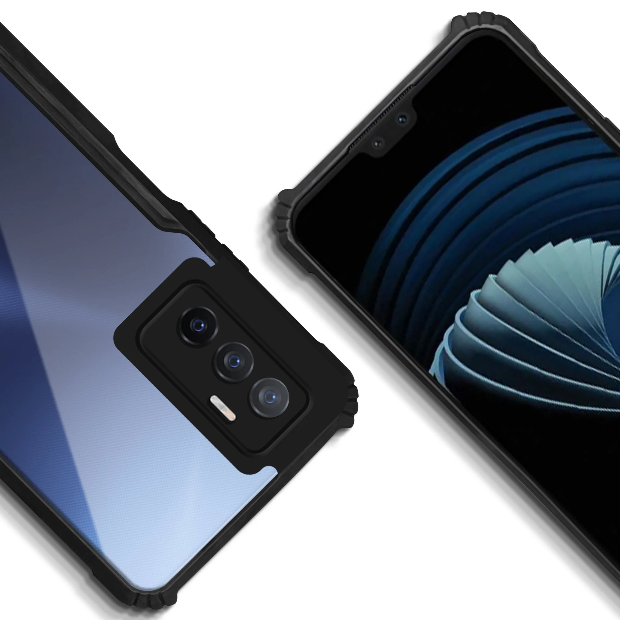 Premium Acrylic Transparent Back Cover for Vivo Y75 4G - Image 8