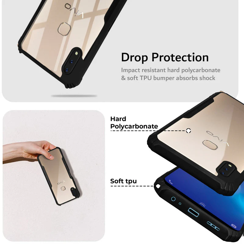 Premium Acrylic Transparent Back Cover for Vivo Y83 Pro - Image 4