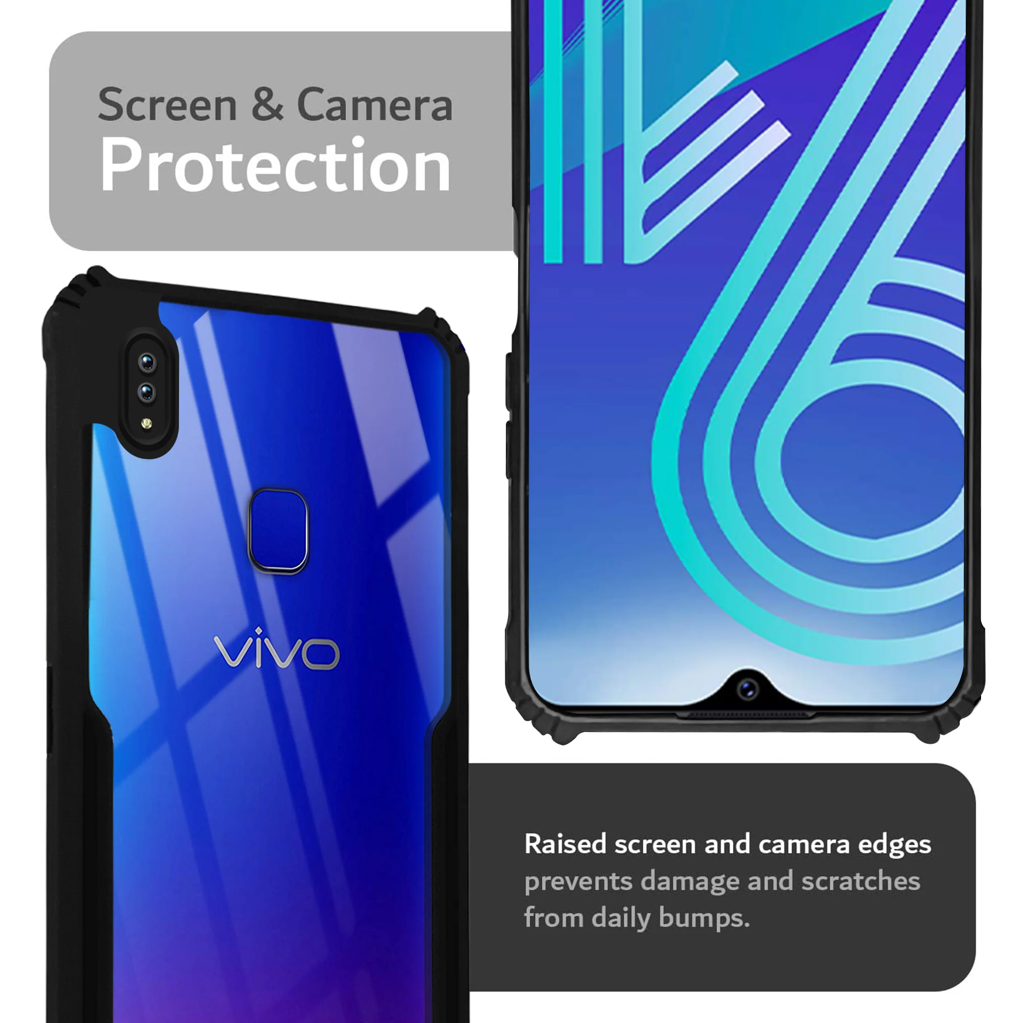 Premium Acrylic Transparent Back Cover for Vivo Y91 - Image 6