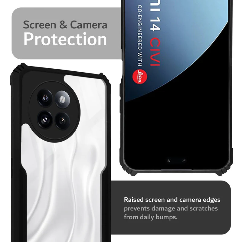 Premium Acrylic Transparent Back Cover for Xiaomi 14 CIVI 5G - Image 5
