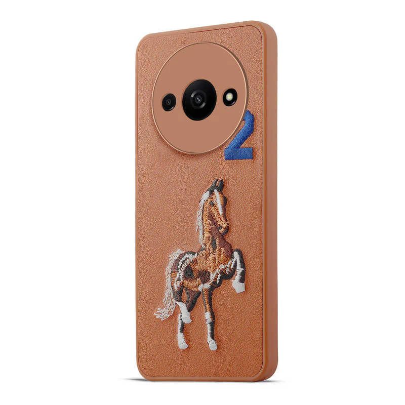 Premium Leather with Exquisite Embroidery for Redmi A3 2024 - Image 18