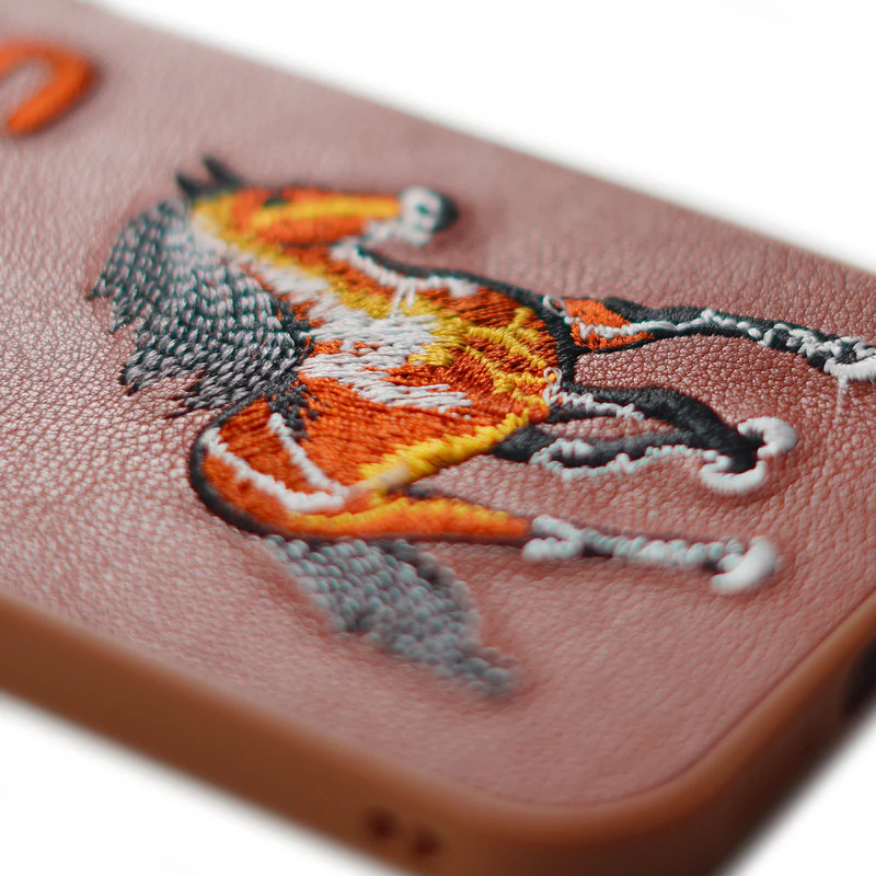 Premium Leather with Exquisite Embroidery for Redmi A3 2024 - Image 5