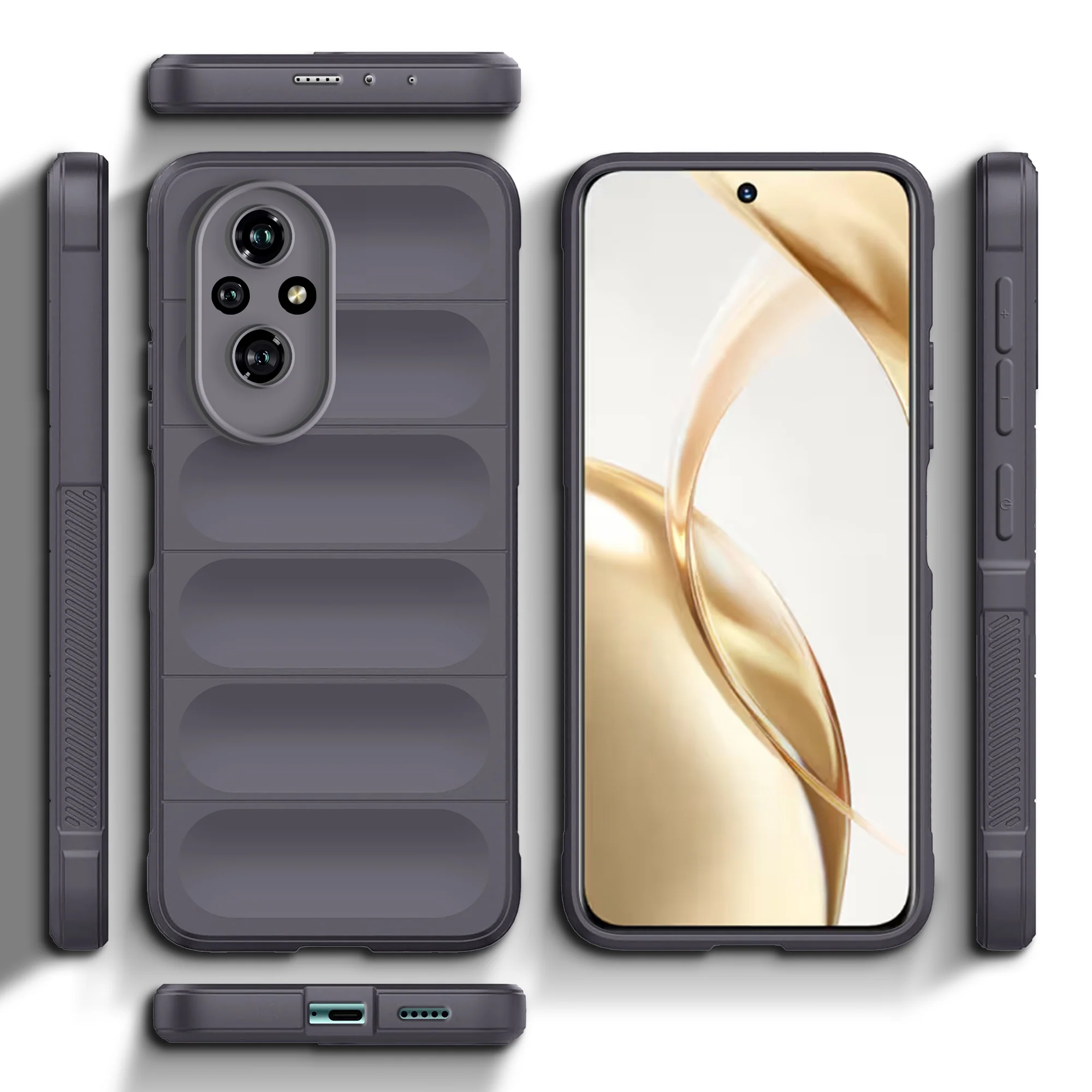 Premium Liquid Silicone Comfort Grip Case for Honor 200 5G with Soft Touch Matte TPU - Image 38