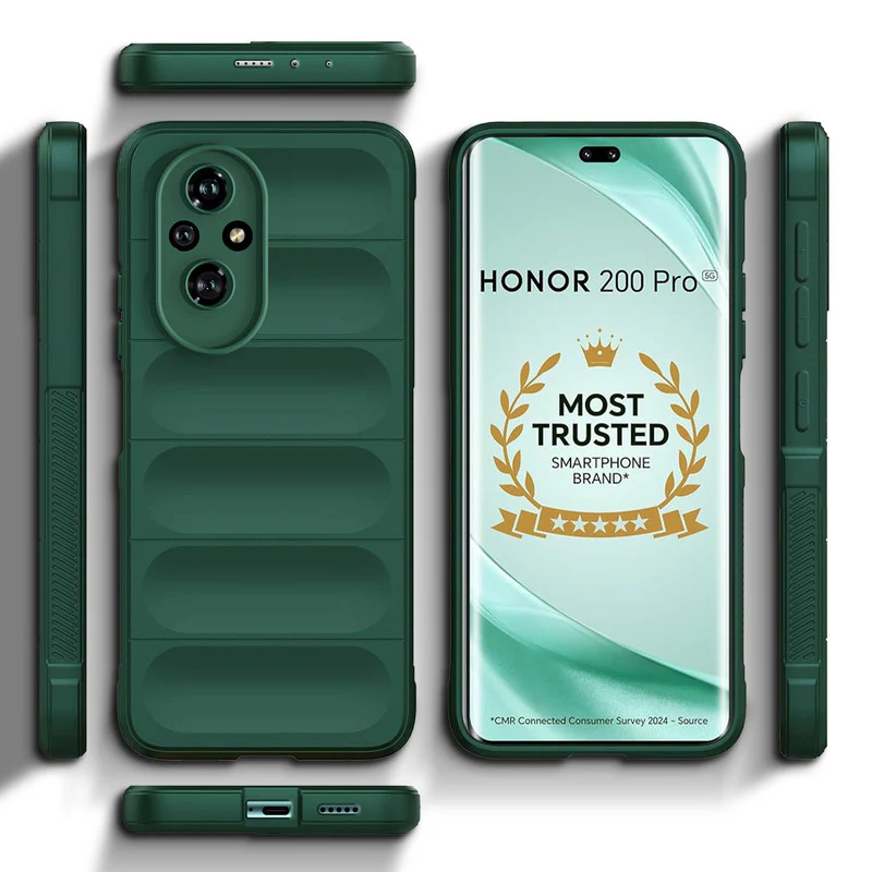 Premium Liquid Silicone Comfort Grip Case for Honor 200 Pro 5G with Soft Touch Matte TPU - Image 17