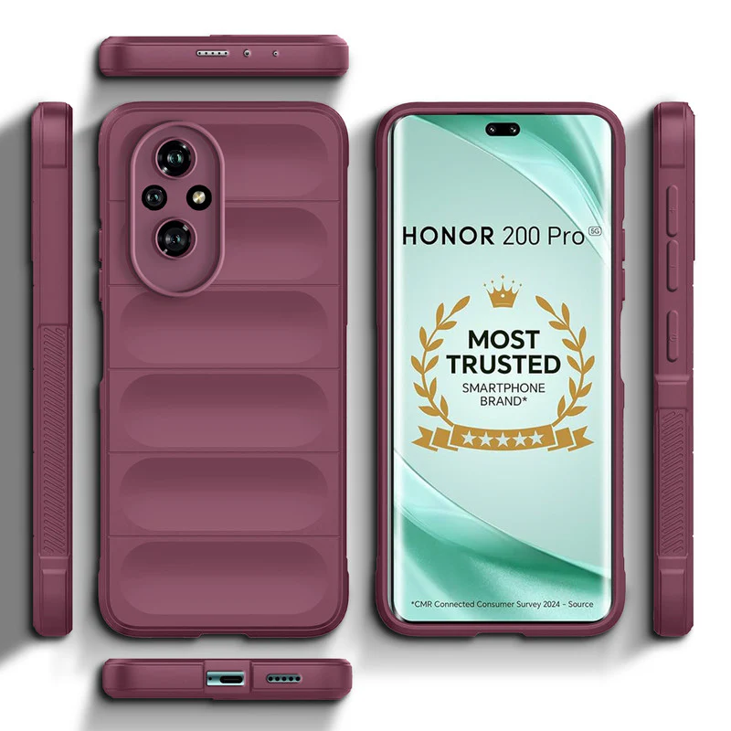 Premium Liquid Silicone Comfort Grip Case for Honor 200 Pro 5G with Soft Touch Matte TPU - Image 31