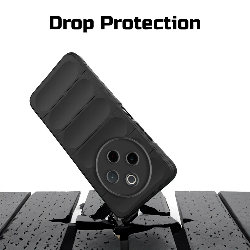 Premium Liquid Silicone Comfort Grip Case for iQOO Z10 5G with Soft Touch Matte TPU - Image 4