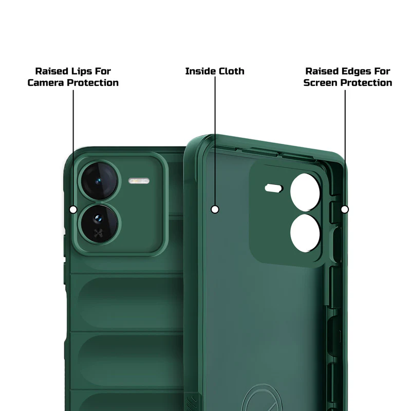 Premium Liquid Silicone Comfort Grip Case for iQOO Z9 5G with Soft Touch Matte TPU - Image 19