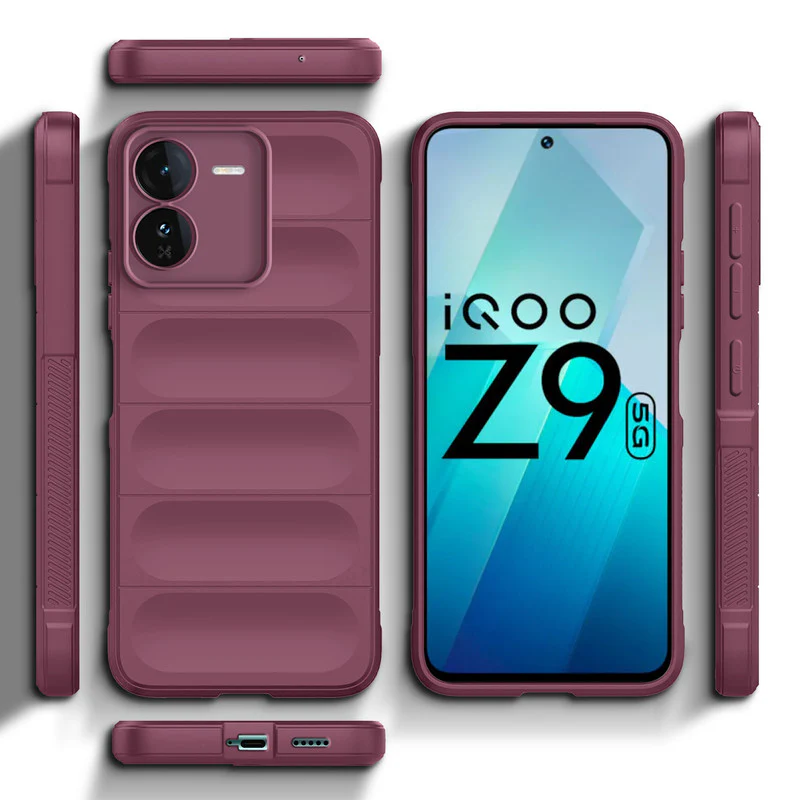 Premium Liquid Silicone Comfort Grip Case for iQOO Z9 5G with Soft Touch Matte TPU - Image 31