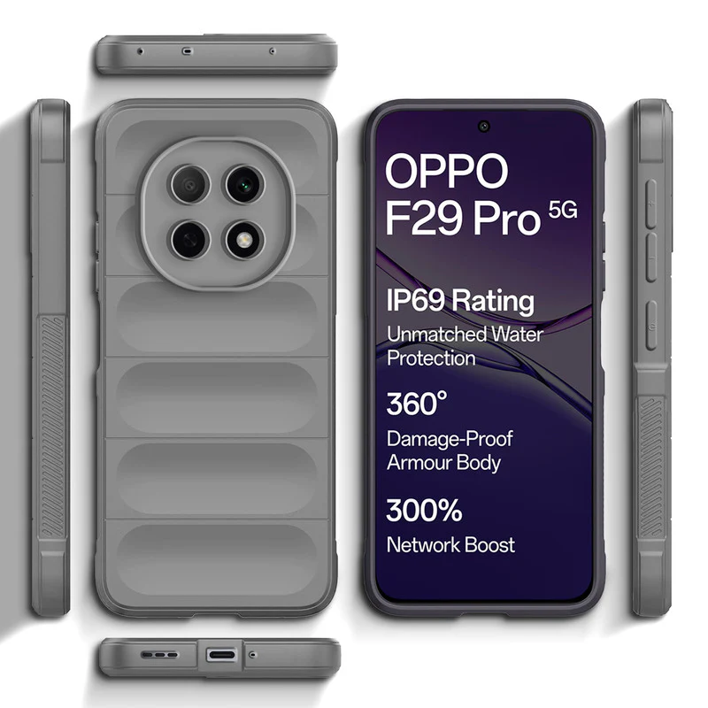Premium Liquid Silicone Comfort Grip Case for Oppo F29 Pro 5G with Soft Touch Matte TPU - Image 24