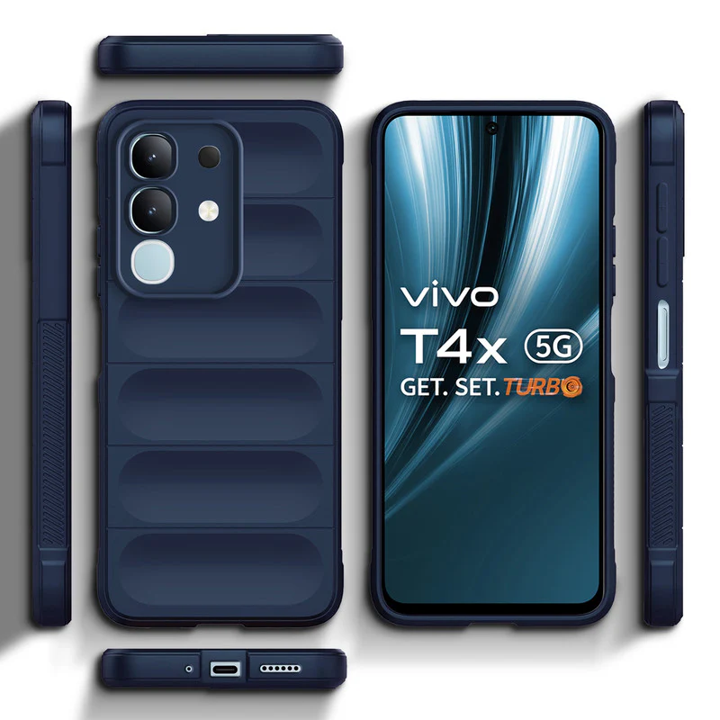 Premium Liquid Silicone Comfort Grip Case for Vivo T4x 5G with Soft Touch Matte TPU - Image 10