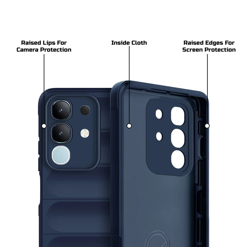Premium Liquid Silicone Comfort Grip Case for Vivo T4x 5G with Soft Touch Matte TPU - Image 12
