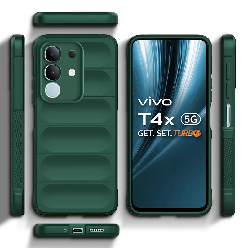 Premium Liquid Silicone Comfort Grip Case for Vivo T4x 5G with Soft Touch Matte TPU - Image 17