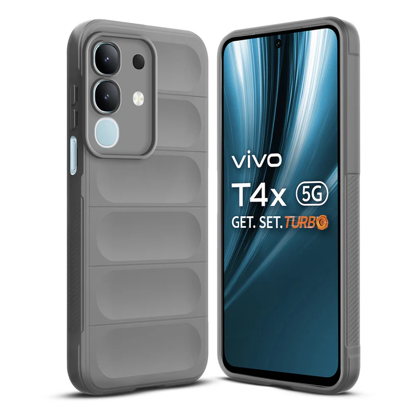 Premium Liquid Silicone Comfort Grip Case for Vivo T4x 5G with Soft Touch Matte TPU - Image 22