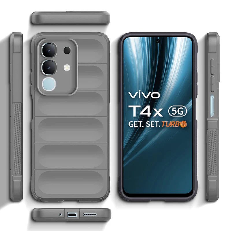 Premium Liquid Silicone Comfort Grip Case for Vivo T4x 5G with Soft Touch Matte TPU - Image 24