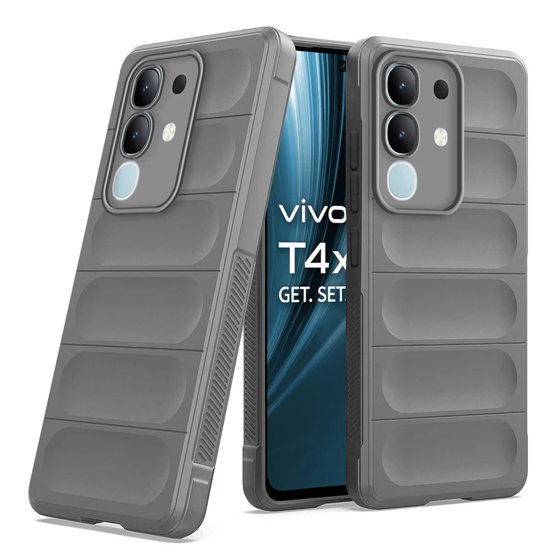 Premium Liquid Silicone Comfort Grip Case for Vivo T4x 5G with Soft Touch Matte TPU - Image 27