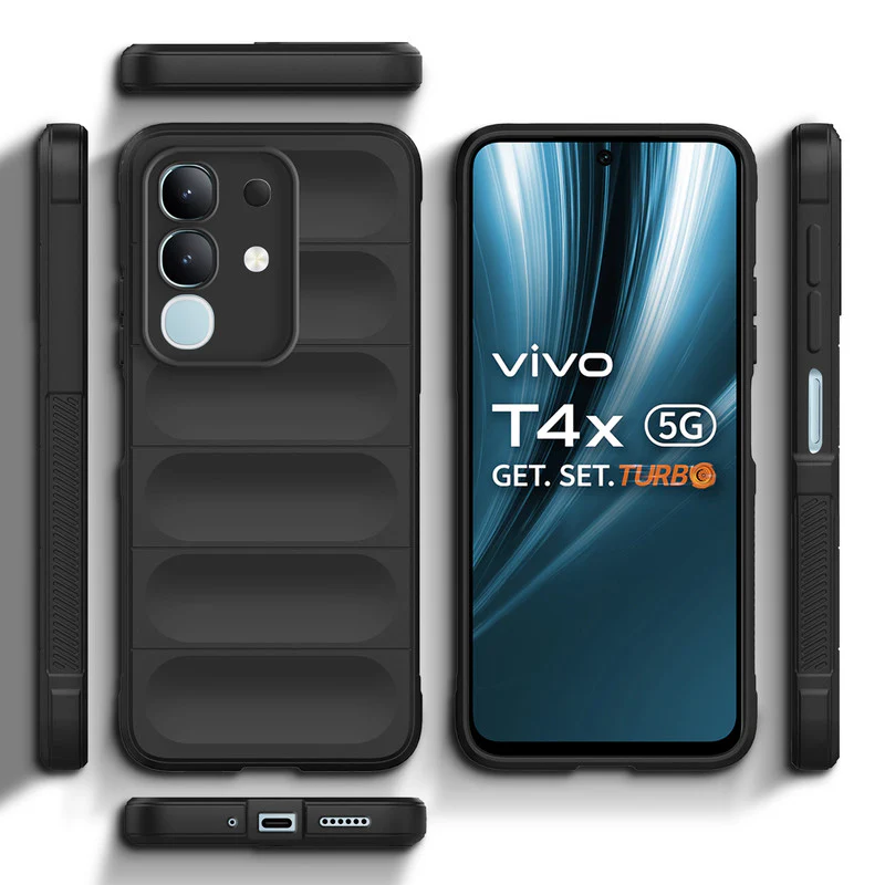 Premium Liquid Silicone Comfort Grip Case for Vivo T4x 5G with Soft Touch Matte TPU - Image 3