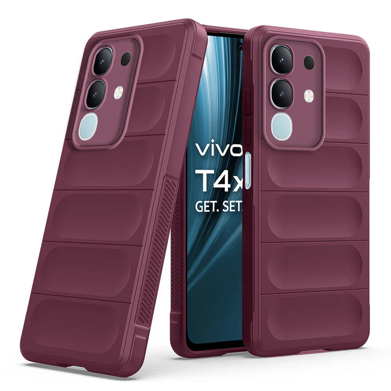 Premium Liquid Silicone Comfort Grip Case for Vivo T4x 5G with Soft Touch Matte TPU - Image 34