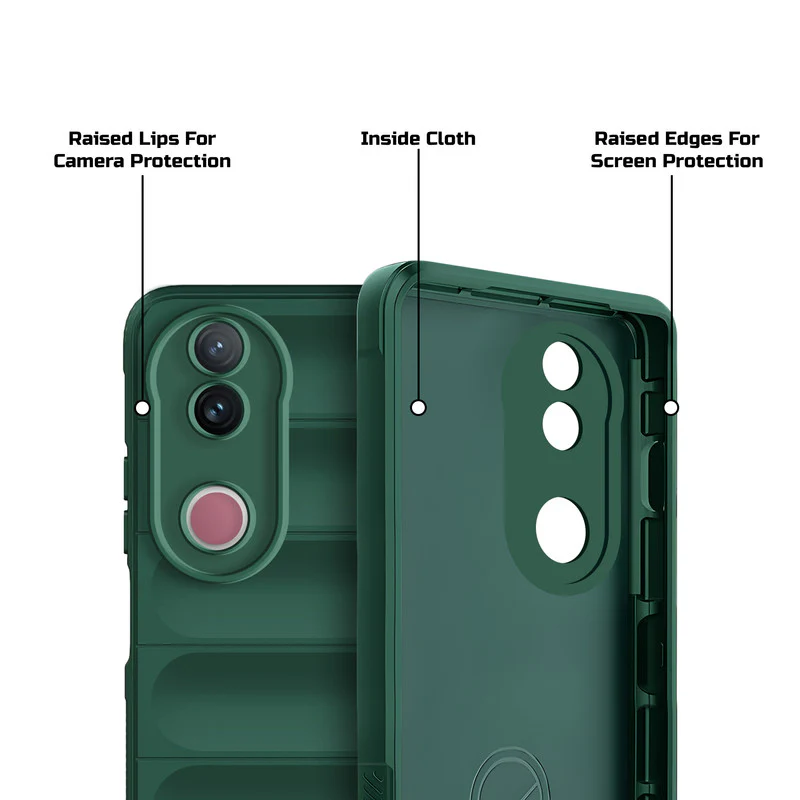 Premium Liquid Silicone Comfort Grip Case for Vivo V50 5G with Soft Touch Matte TPU - Image 19