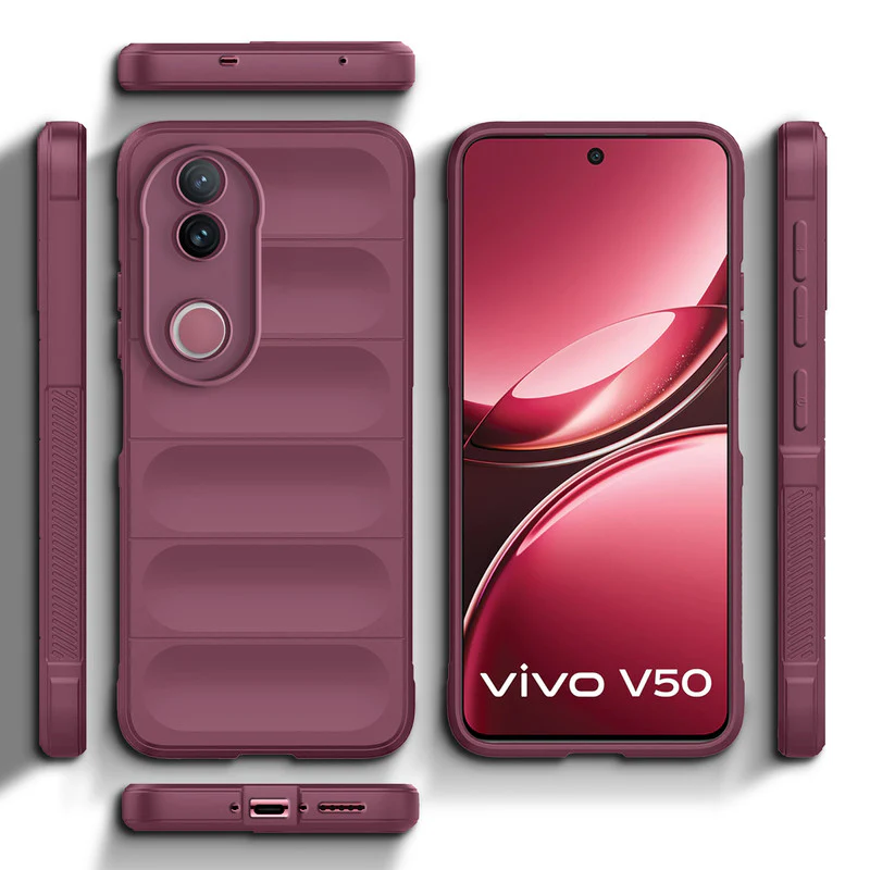 Premium Liquid Silicone Comfort Grip Case for Vivo V50 5G with Soft Touch Matte TPU - Image 31