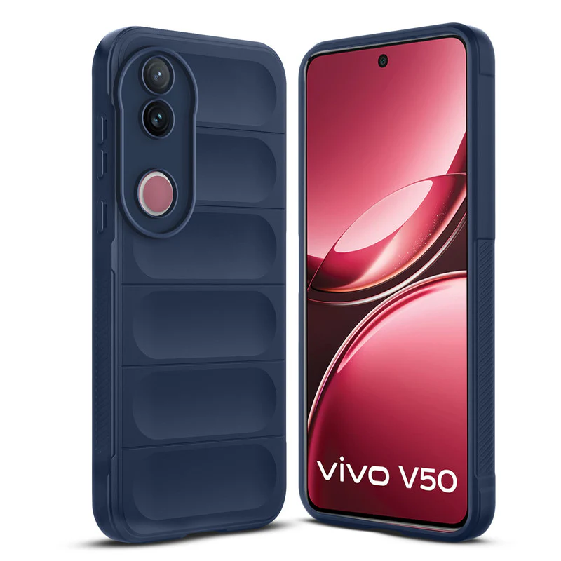 Premium Liquid Silicone Comfort Grip Case for Vivo V50 5G with Soft Touch Matte TPU - Image 8