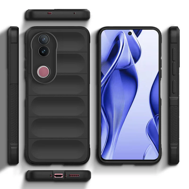 Premium Liquid Silicone Comfort Grip Case for Vivo V50e 5G with Soft Touch Matte TPU - Image 3