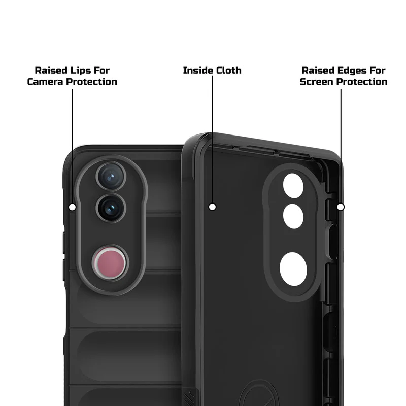 Premium Liquid Silicone Comfort Grip Case for Vivo V50e 5G with Soft Touch Matte TPU - Image 5