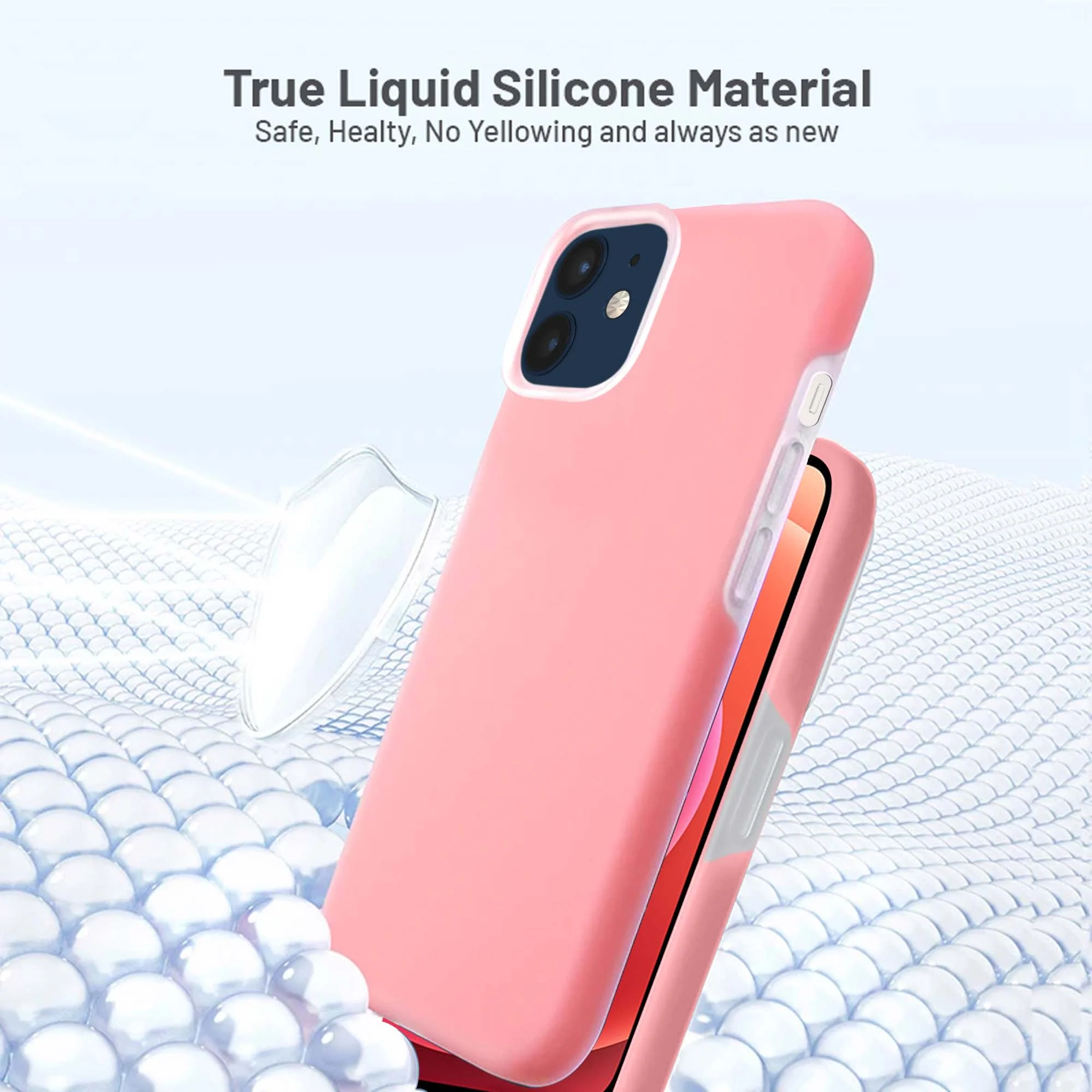 Premium Silicone Candy Case For Apple iPhone 12 - Image 25