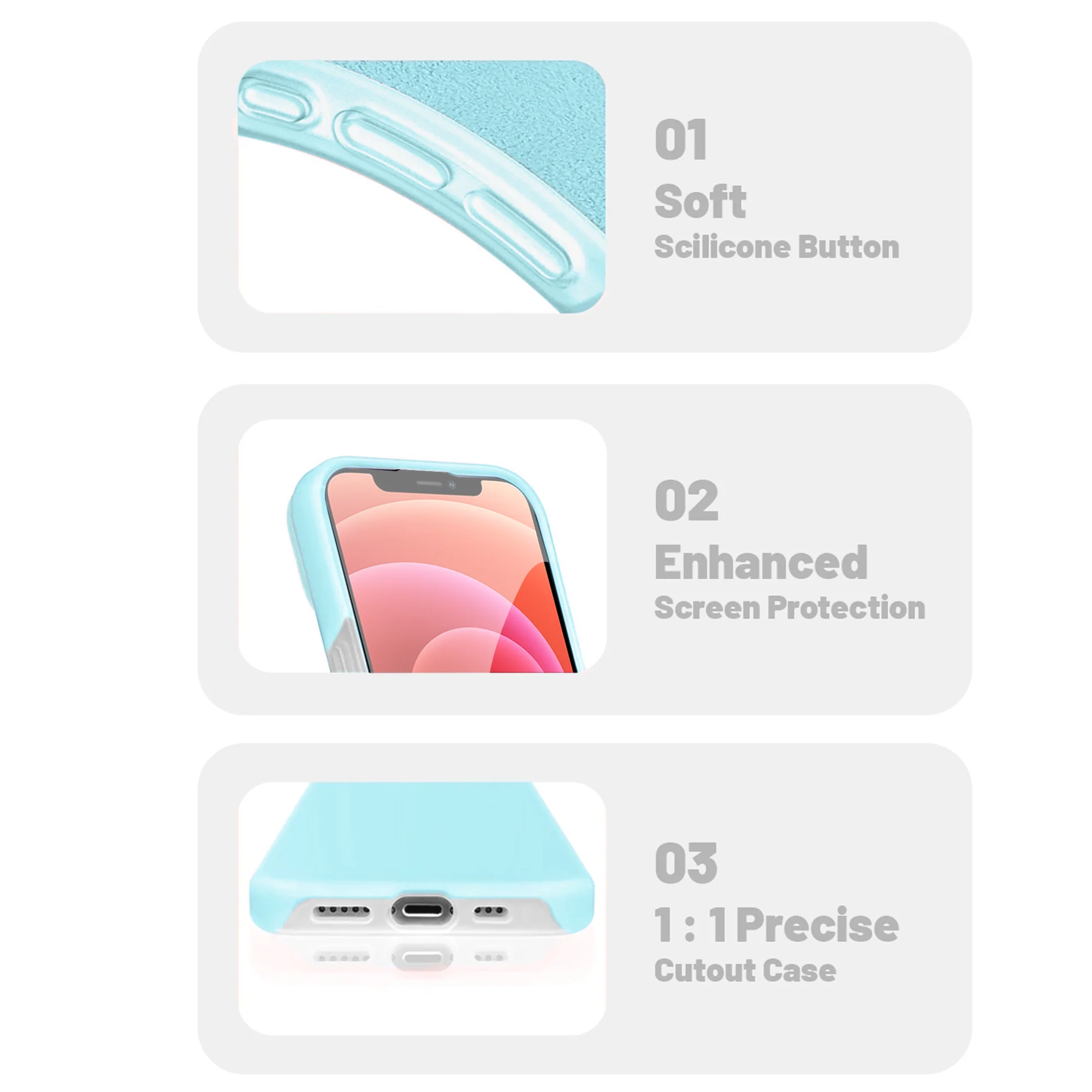 Premium Silicone Candy Case For Apple iPhone 12 - Image 33