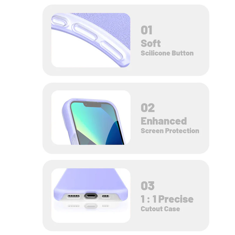 Premium Silicone Candy Case For Apple iPhone 13 - Image 11