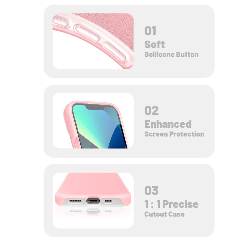 Premium Silicone Candy Case For Apple iPhone 13 - Image 18