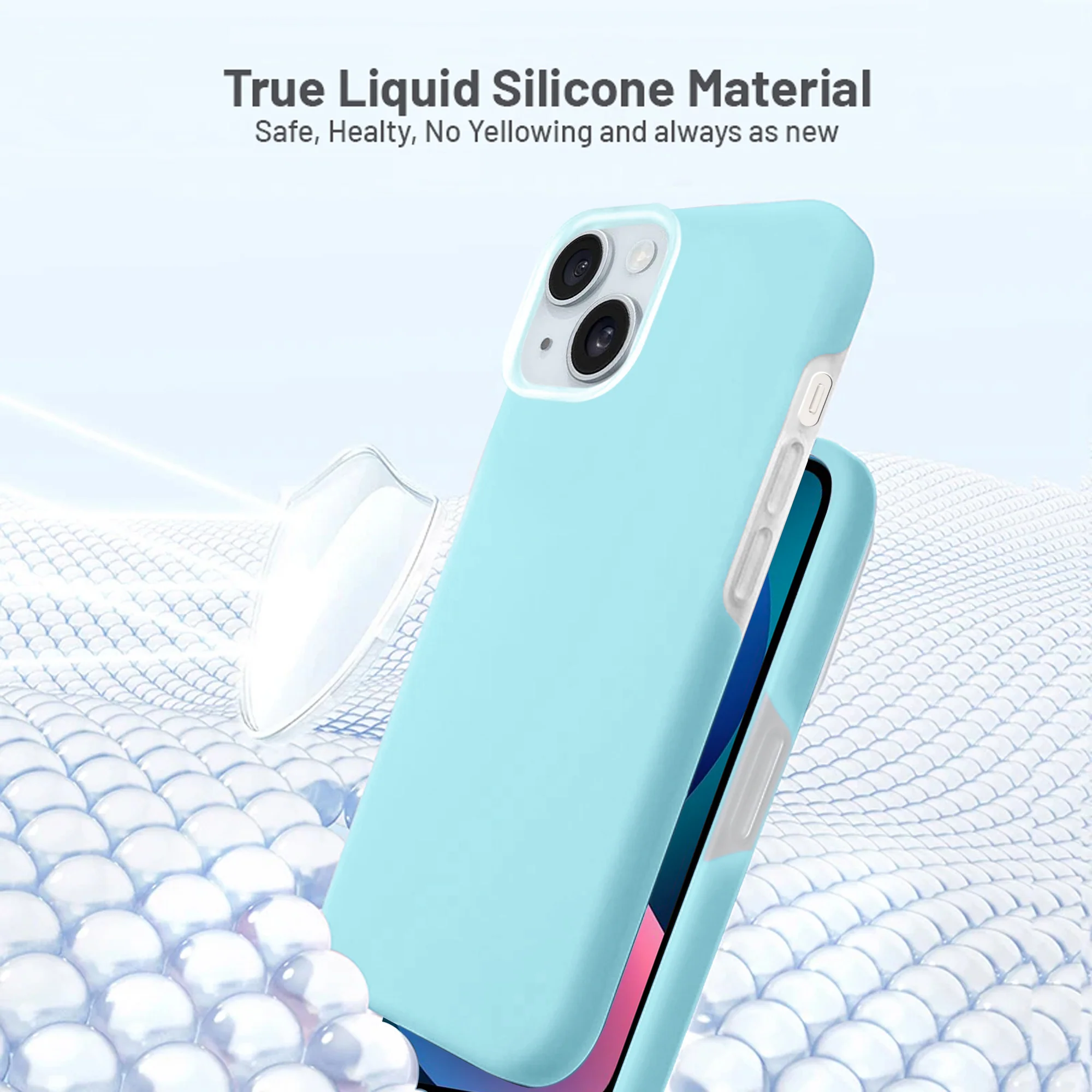 Premium Silicone Candy Case For Apple iPhone 13 - Image 23