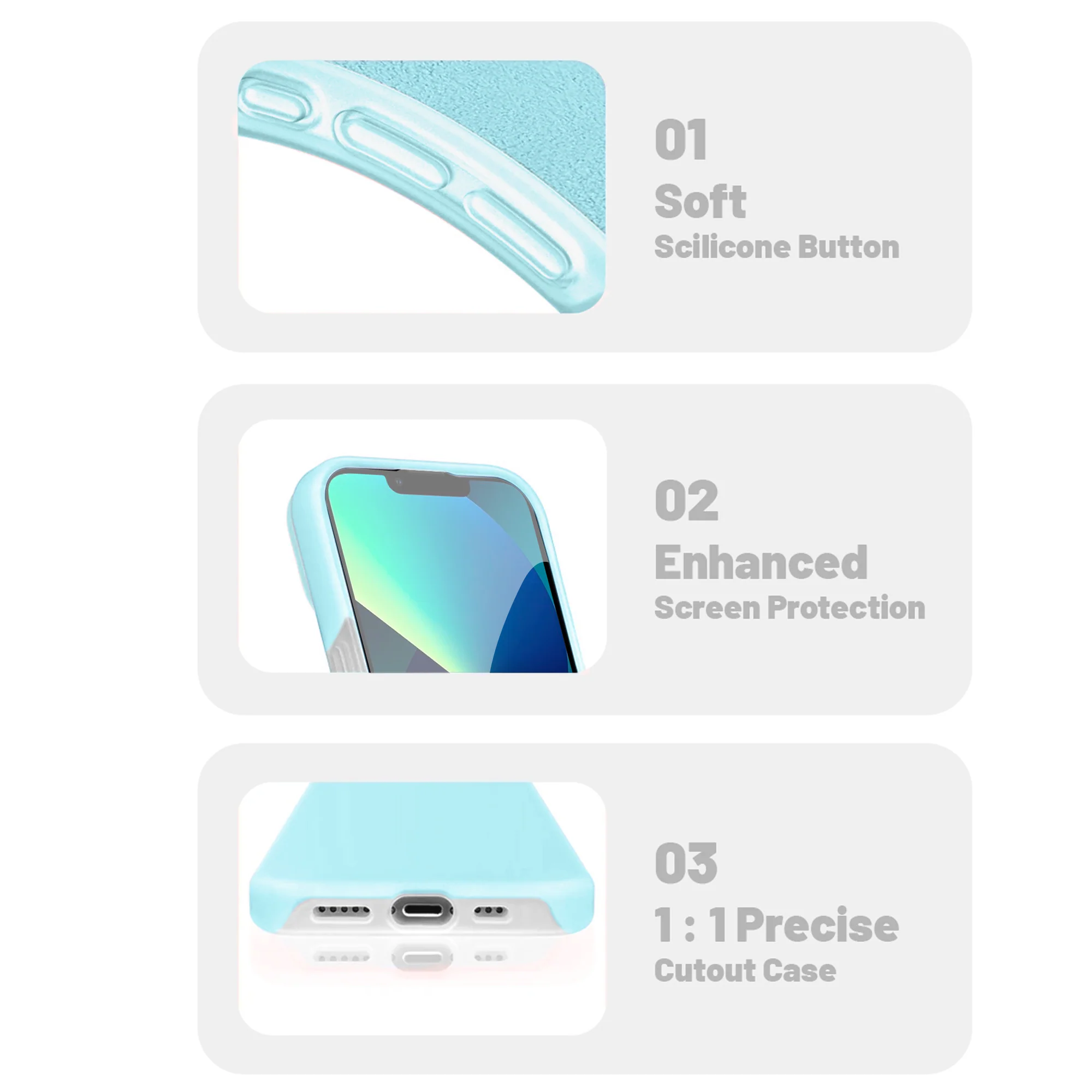 Premium Silicone Candy Case For Apple iPhone 13 - Image 25