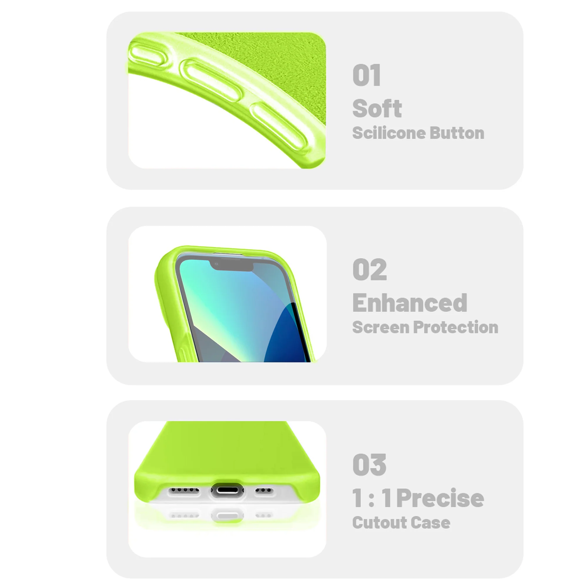 Premium Silicone Candy Case For Apple iPhone 13 - Image 39