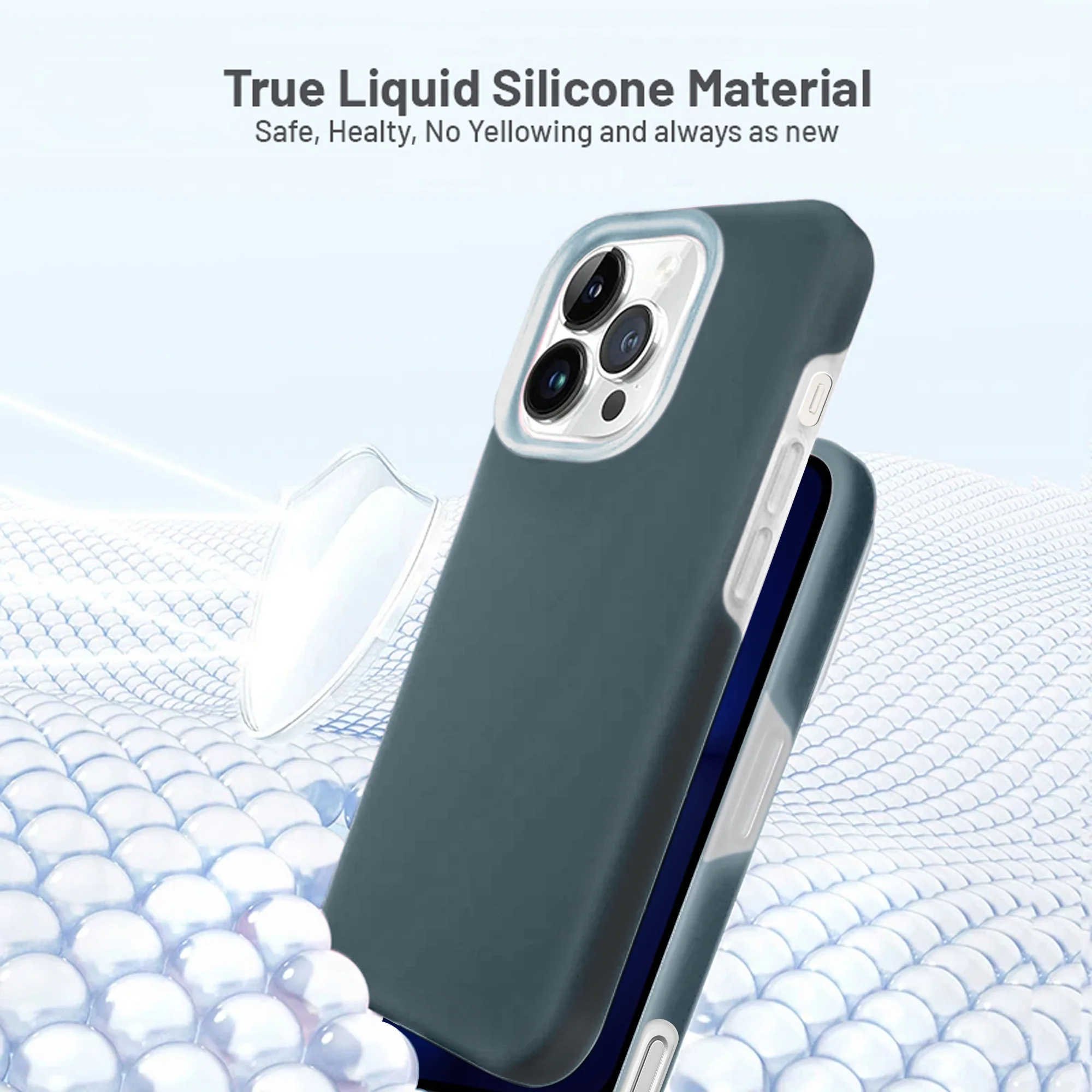 Premium Silicone Candy Case For Apple iPhone 13 Pro - Image 24