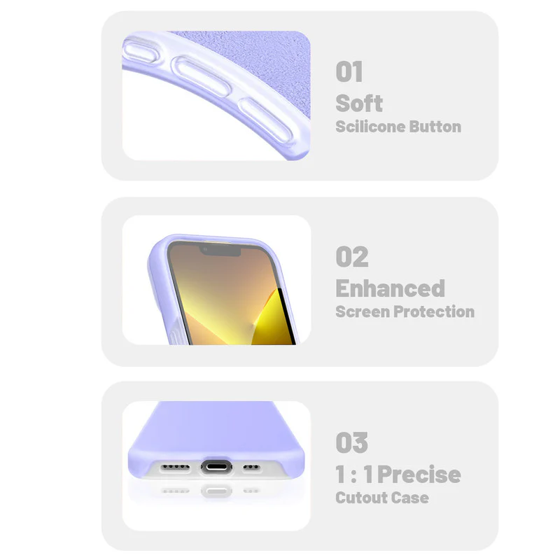 Premium Silicone Candy Case For Apple iPhone 13 Pro Max - Image 12